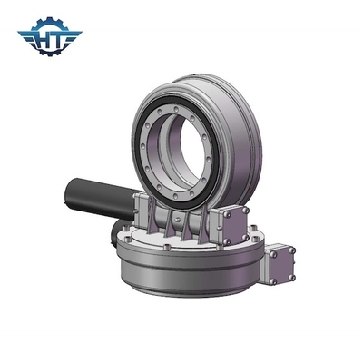 comprar 7 Inch Dual Axis Slew Drive Gearbox With Electric 24v DC Motor For Solar Tracking System online manufacture