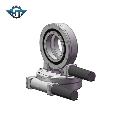 Engranaje de gusano del reloj de arena que gira a Ring Bearing For Curved Mirrors Csp parabólico
