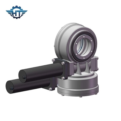 Engranaje de gusano del reloj de arena que gira a Ring Bearing For Curved Mirrors Csp parabólico