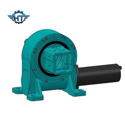 El engranaje de gusano vertical de eje único es un pequeño motor de aleteo, un motor de aleteo solar con una precisión de 0,1 grados.