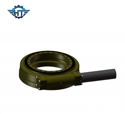 Accionamiento de giro pequeño incluido horizontal con motor de 24 V CC para seguidores solares inclinados