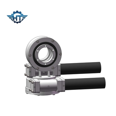 Sde7 Dual Worm Gear Solar Slew Drive con motor de engranaje planetario de 24 Vdc para rastreadores
