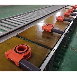 Impulsión solar 14&quot; de la matanza del motor servo del perseguidor de Crane Hydraulic Slew Drive For del auge telescópico